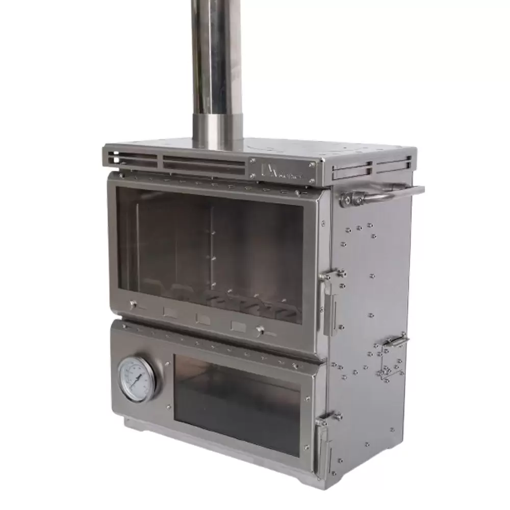 Multi-functional all-in-one camping stove oven