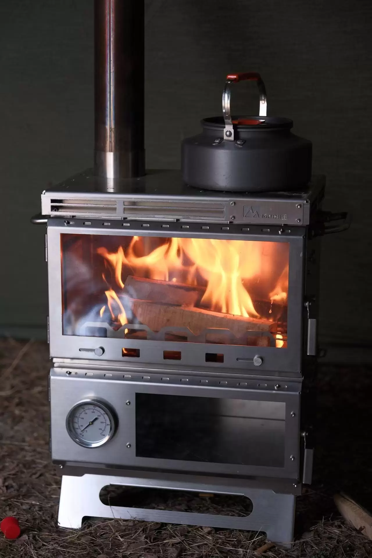 Multi-functional all-in-one camping stove oven