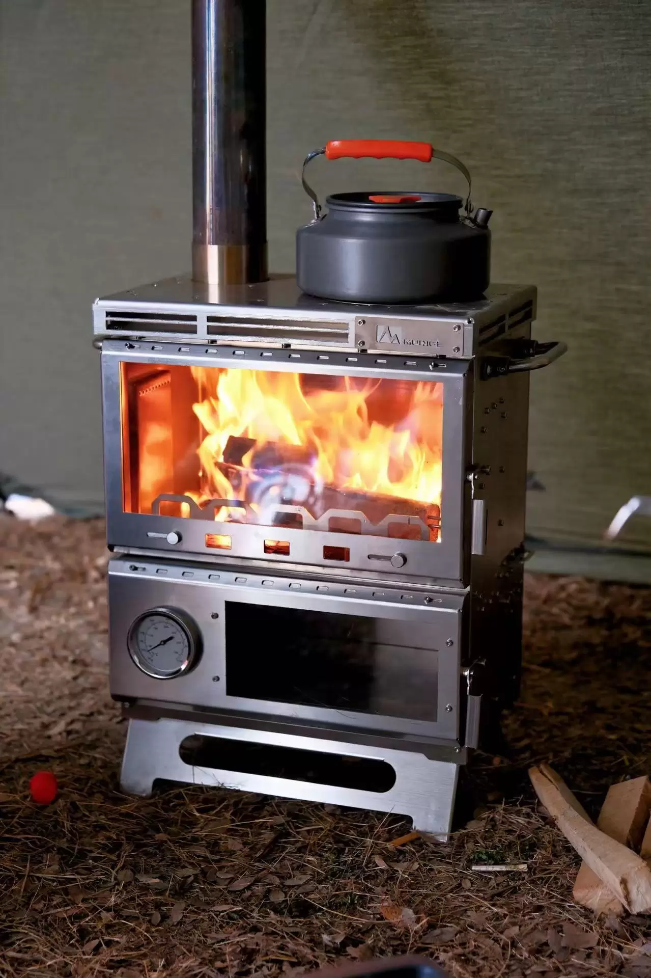 Multi-functional all-in-one camping stove oven