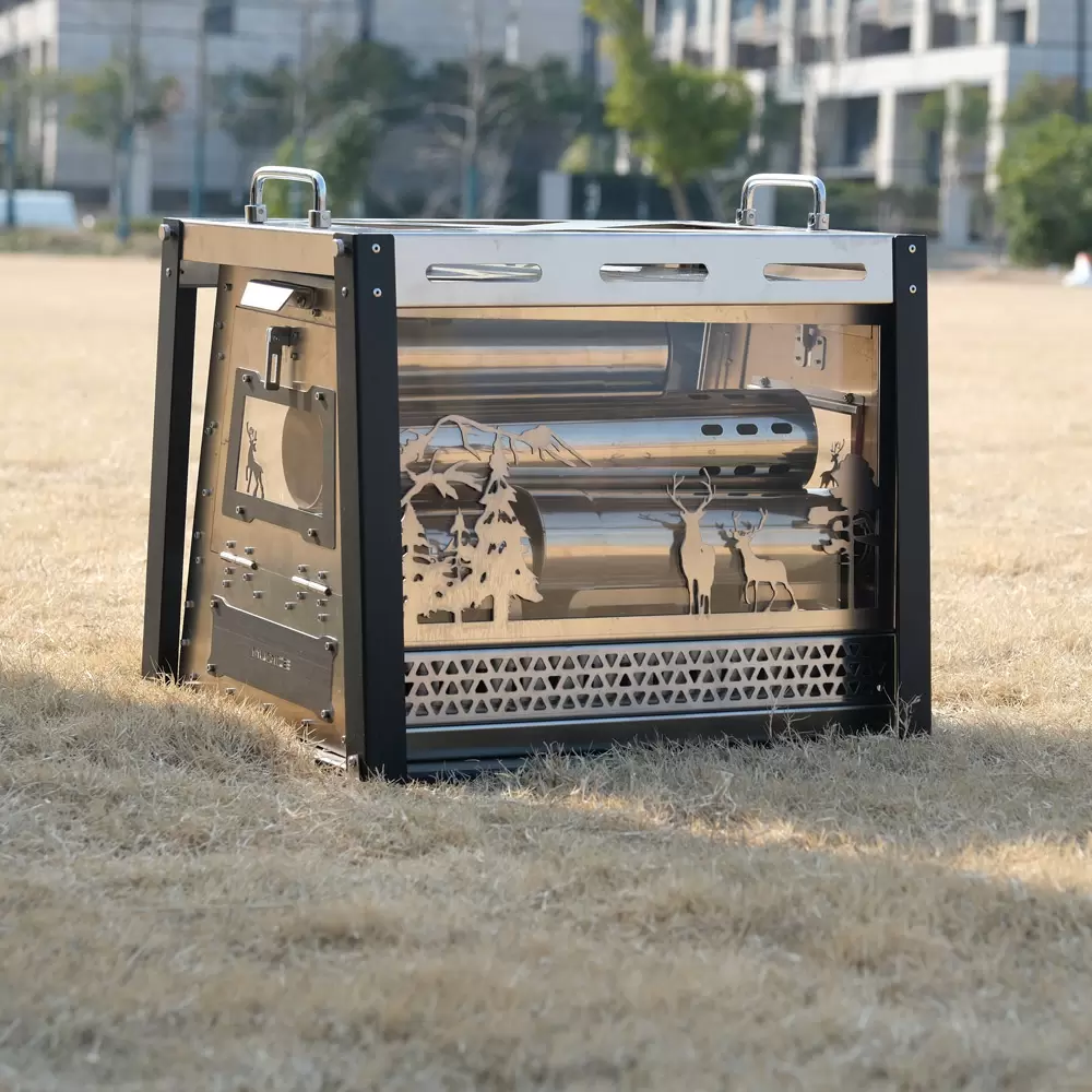 Honeycomb Totem Outdoor Wood Furnace