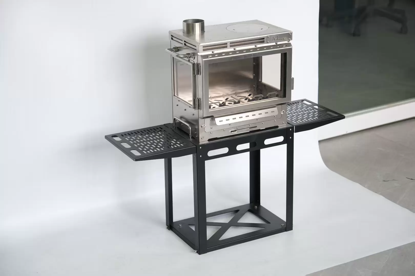 Multi-scene adaptive static burning tent furnace