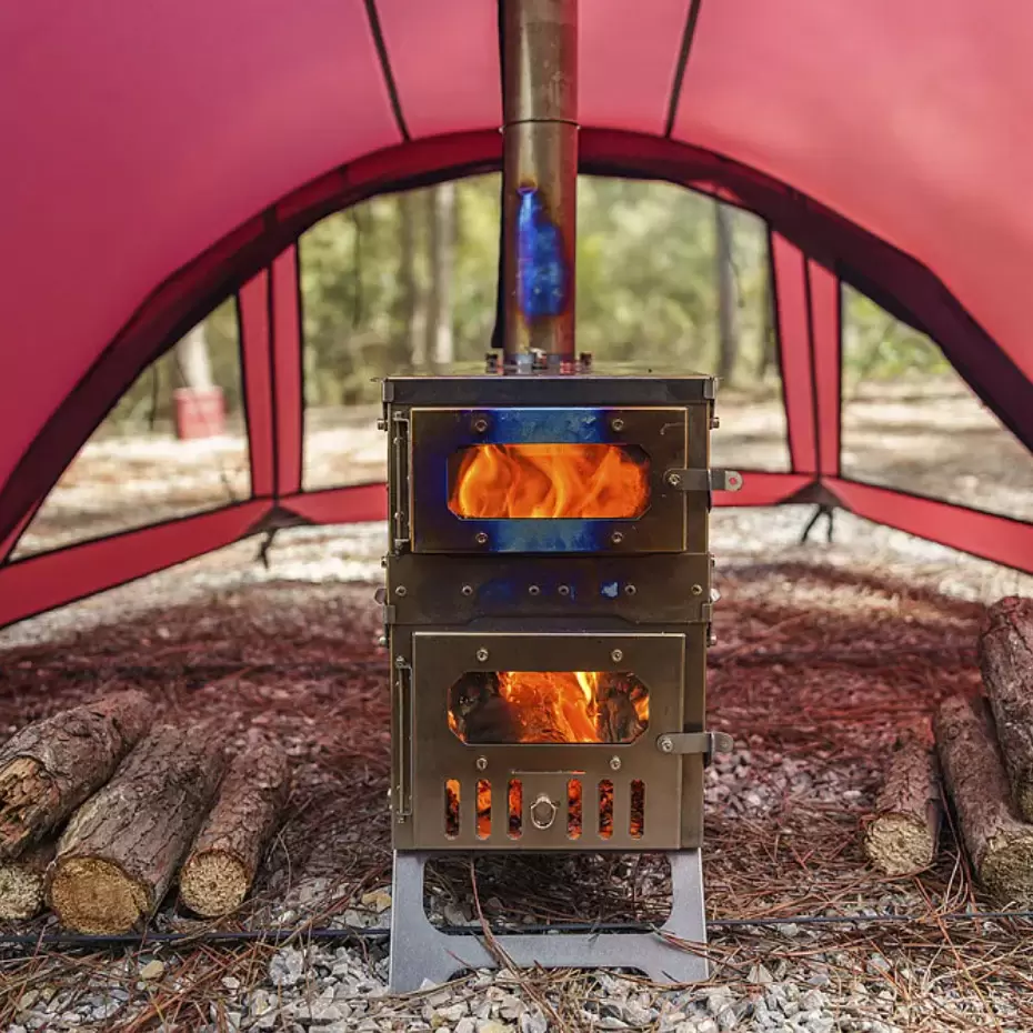 Ultra-light folding multi-function outdoor furnace