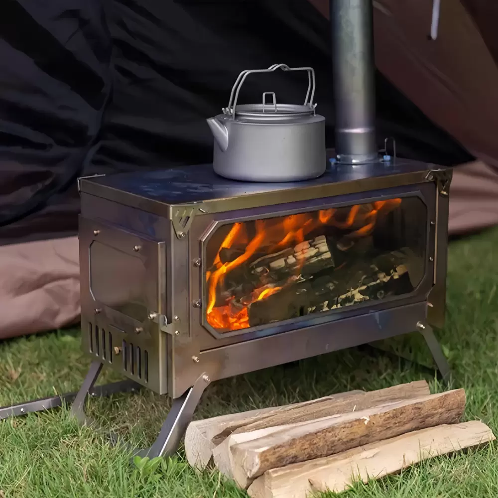 Ultra-light folding multi-function outdoor furnace