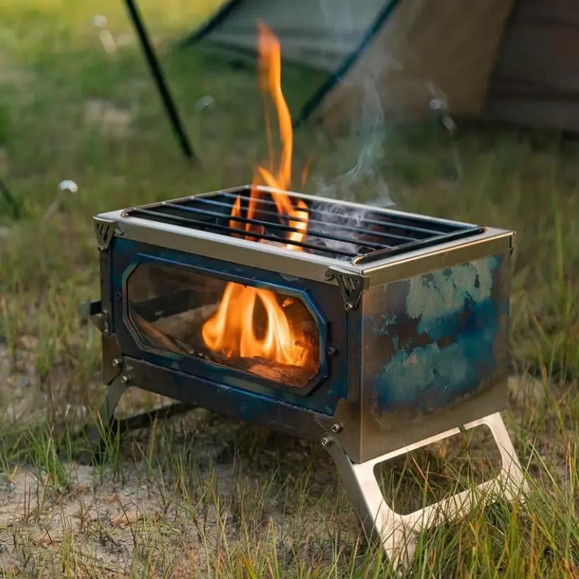 Ultra-light folding multi-function outdoor furnace