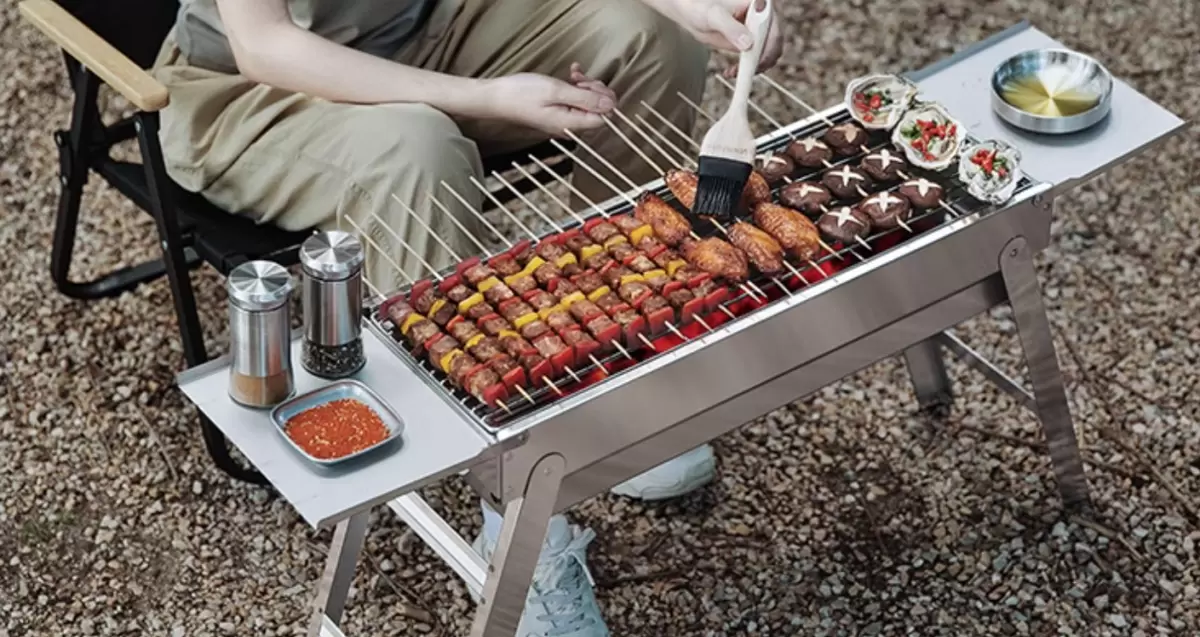 Indian Family Festival BBQ Revolution - SpiceFold Carbon Grill ignites outdoor social craze