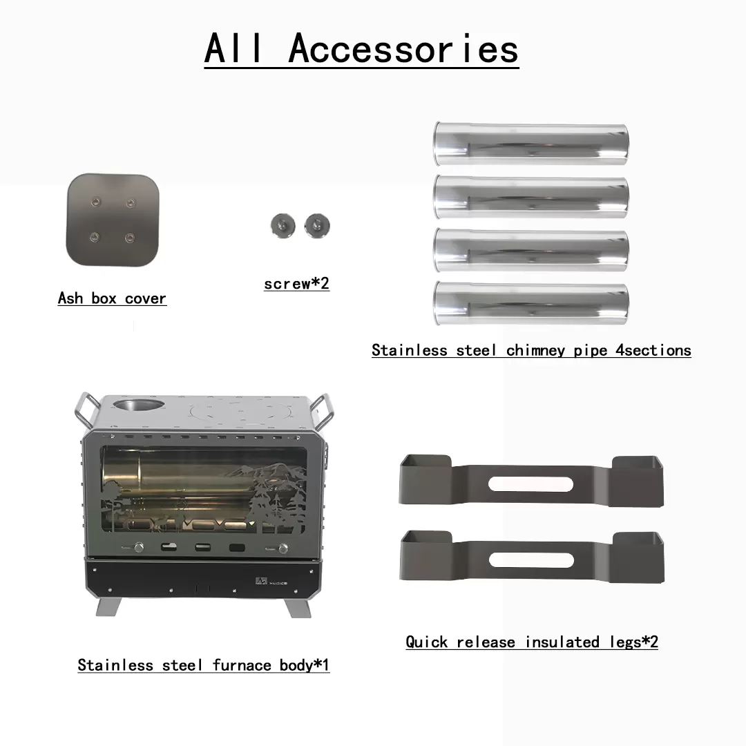 Multi functional desktop tent stove