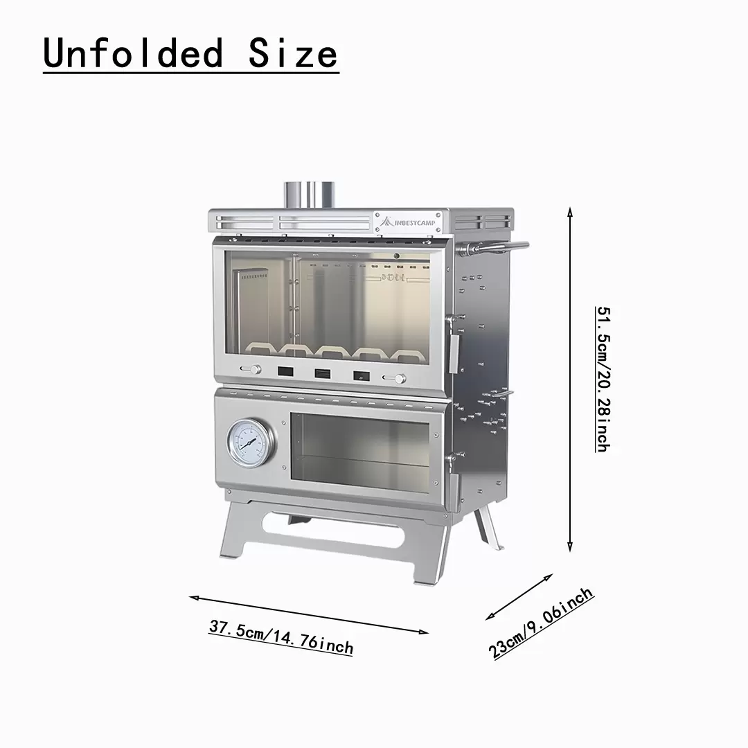 Multi functional integrated camping stove