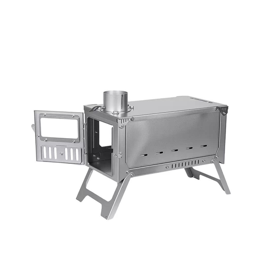 Ultra thin folding firewood stove 