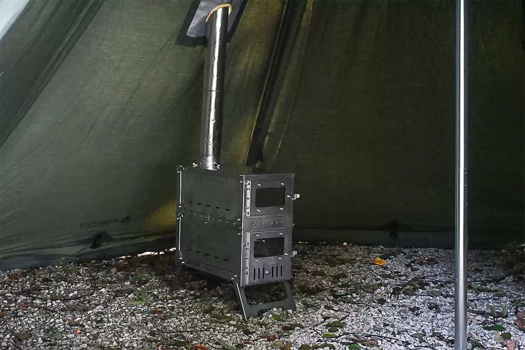 Revolutionary Double Fold Firewood Stove