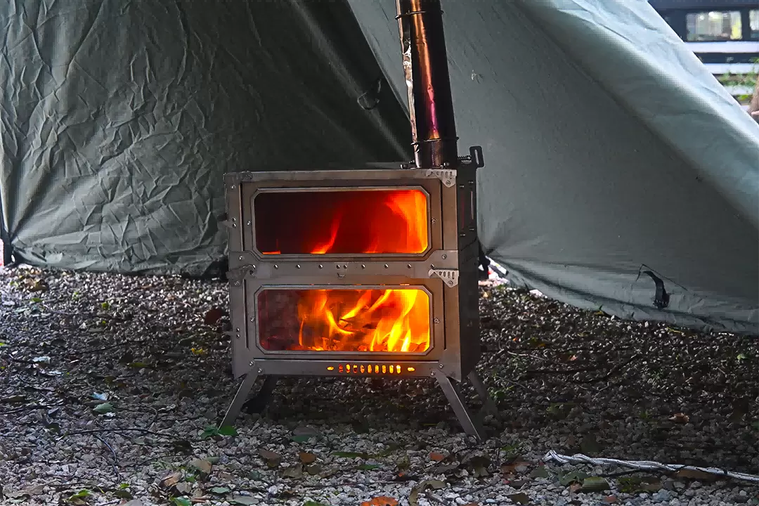 Revolutionary Double Fold Firewood Stove