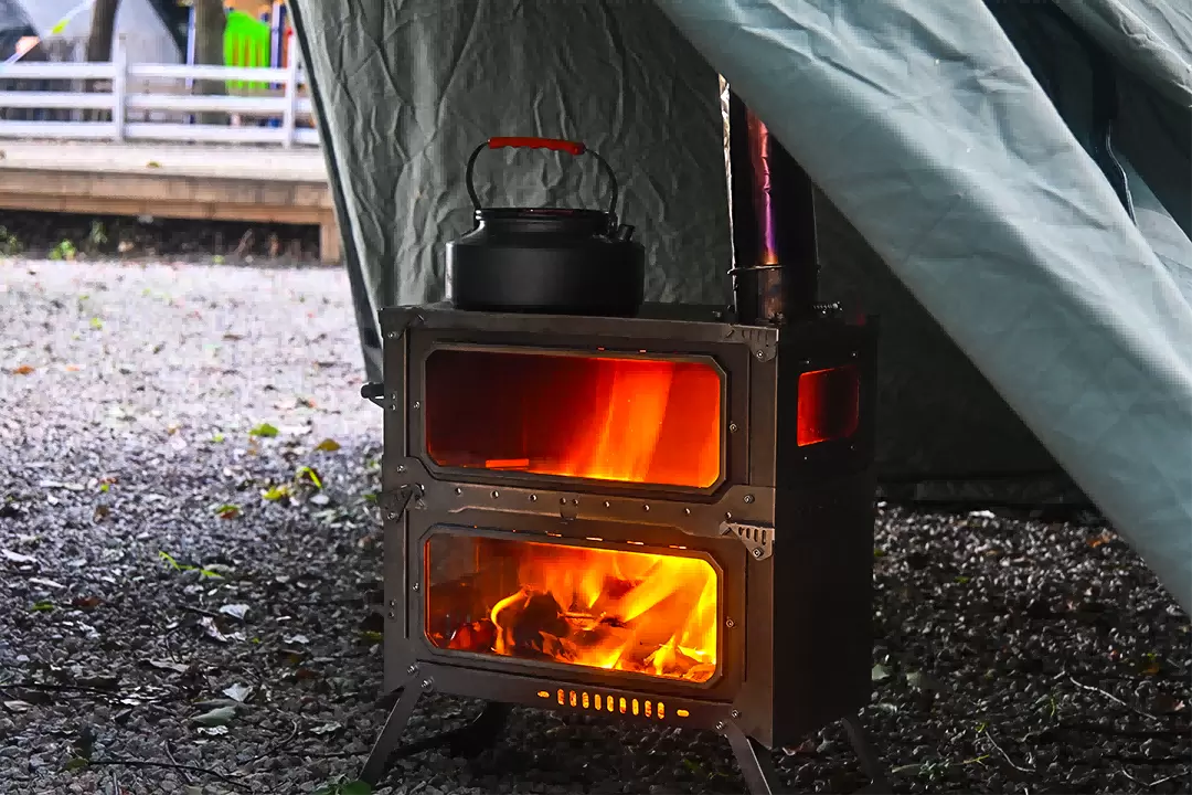 Revolutionary Double Fold Firewood Stove