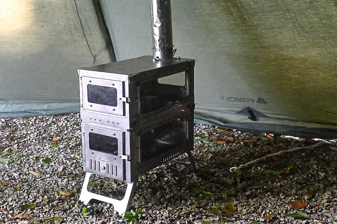 Revolutionary Double Fold Firewood Stove
