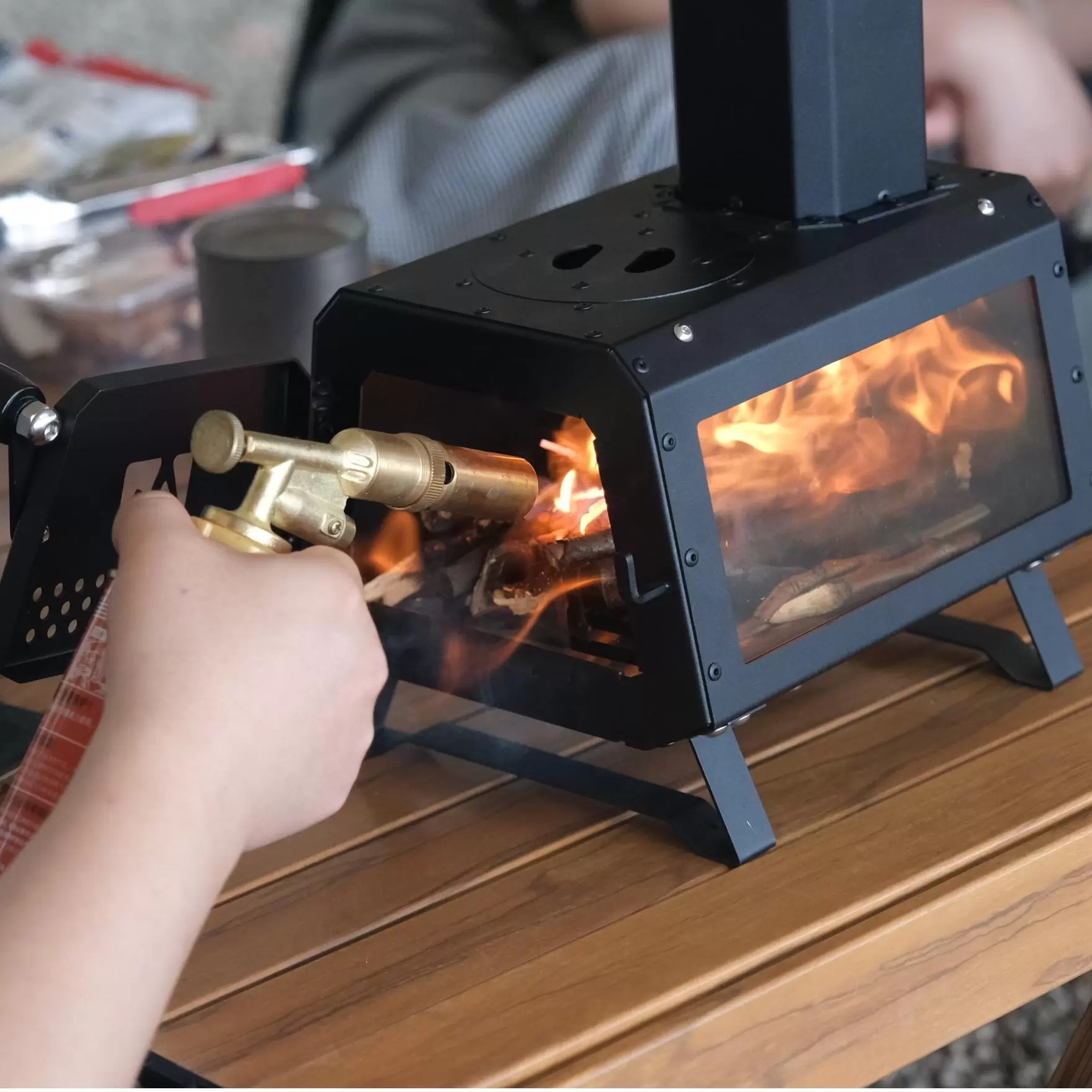 Multi functional and Efficient Smoke free Desktop Rocket Stove