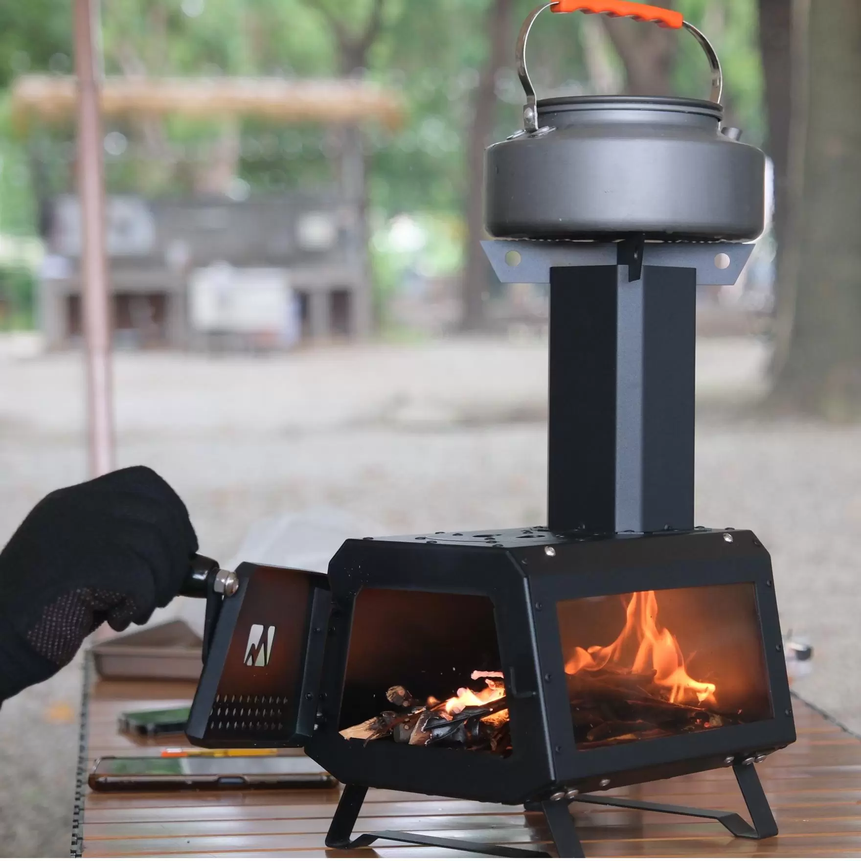 Multi functional and Efficient Smoke free Desktop Rocket Stove