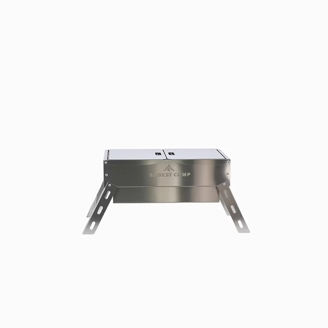Folding Handle Stainless Steel Charcoal Barbecue Stove
