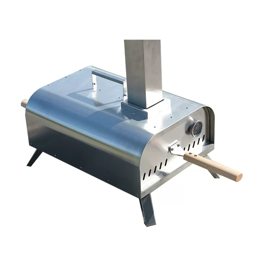 Stainless steel outdoor pizza stove