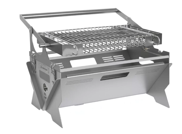 360-degree rotating barbecue racks