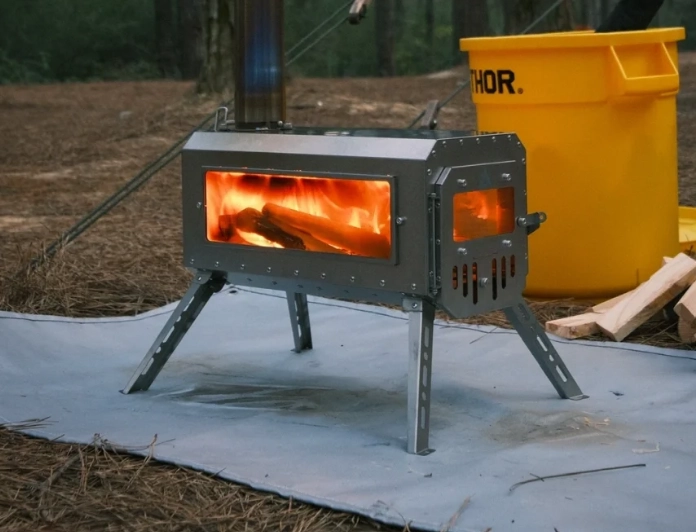 Ultralight Folding Tent Stove Under 15 lbs