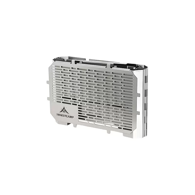 ICP-RQL-M-Q-H014: 1-Second Fold Fire Pit & Portable Grill | Gas & Charcoal Combo