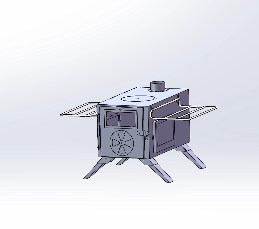 INBESTCAMP Customizes a Batch of 304 Stainless Steel Tent Stoves for an Iraqi Client