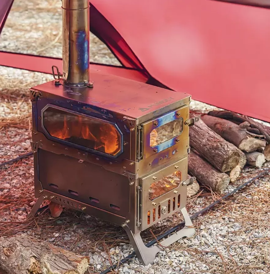 titanium tent stove