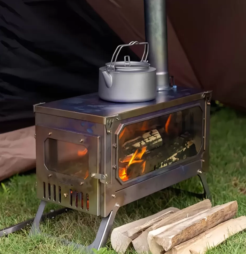 titanium tent stove