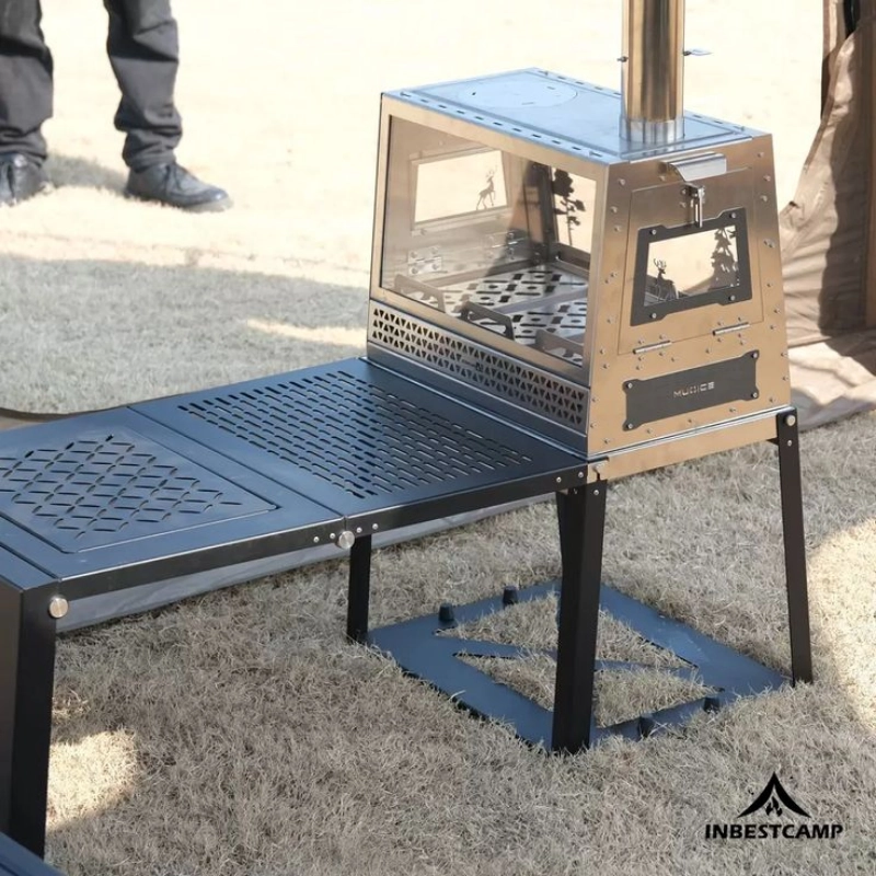 Trapezoidal Stainless Steel Tent Stove