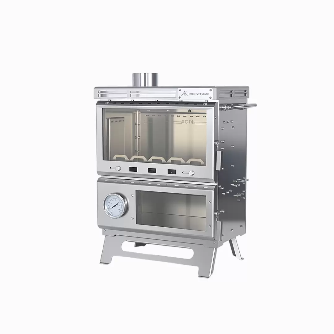 Multi Functional Stainless Steel Camping Stove Built for Modular Outdoor Cooking