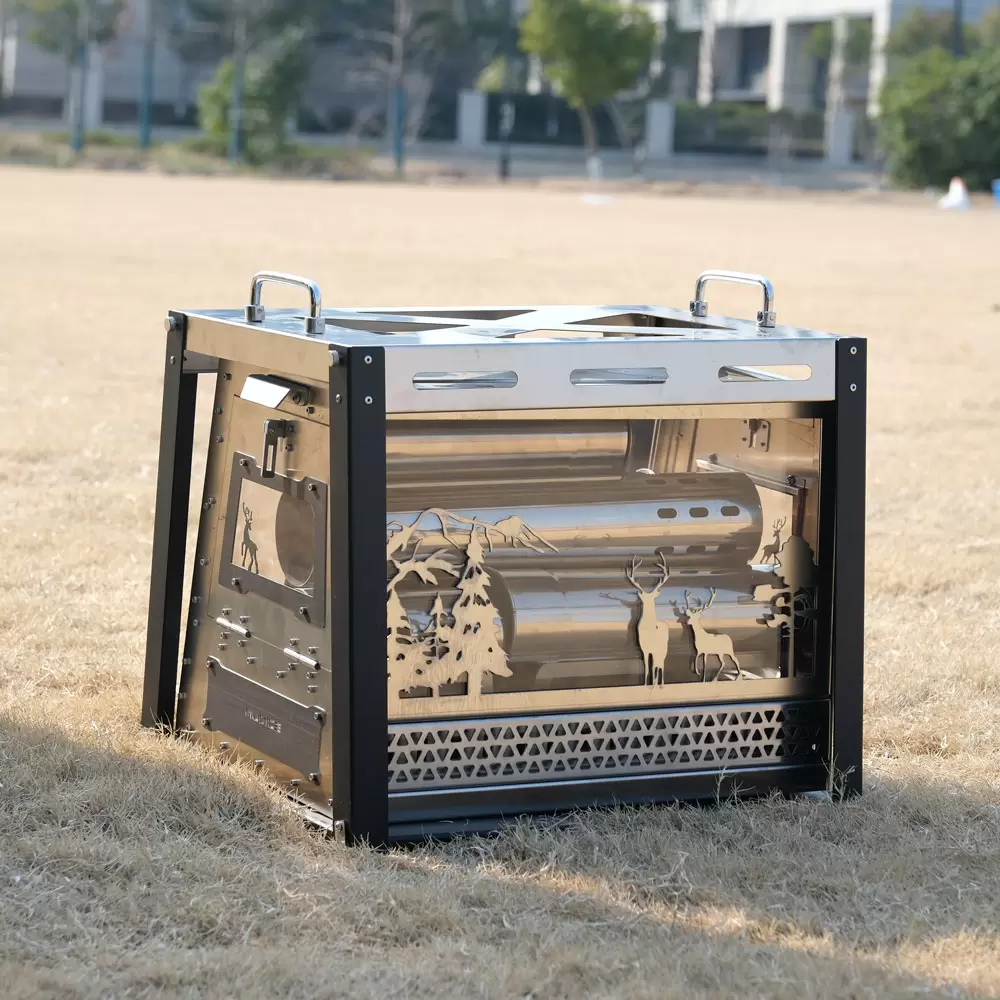 Honeycomb Totem Outdoor Wood Furnace