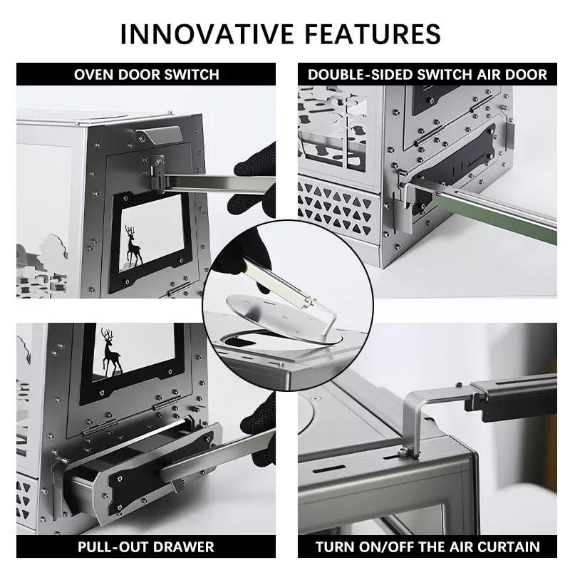 Stainless Steel Tent Wood Stove