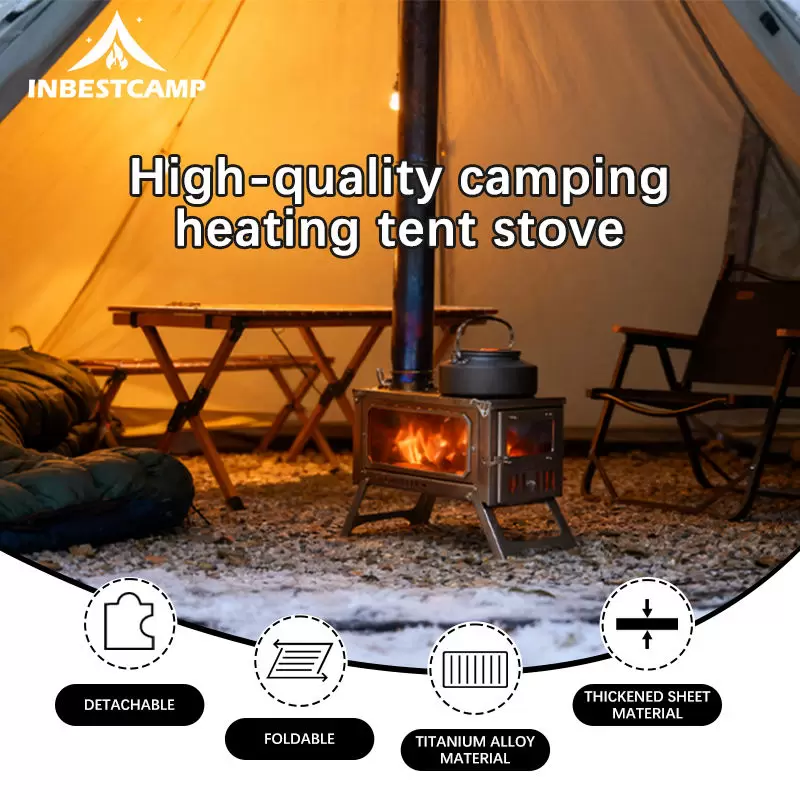Custom Folding Tent Wood Stove Custom Folding Tent Wood Stove