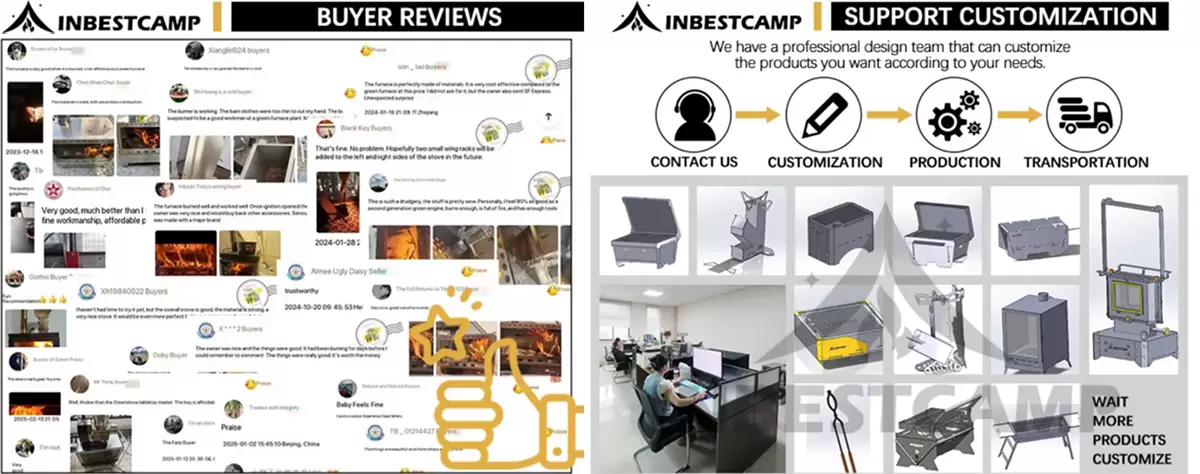 Outdoor Wood Stove Customization