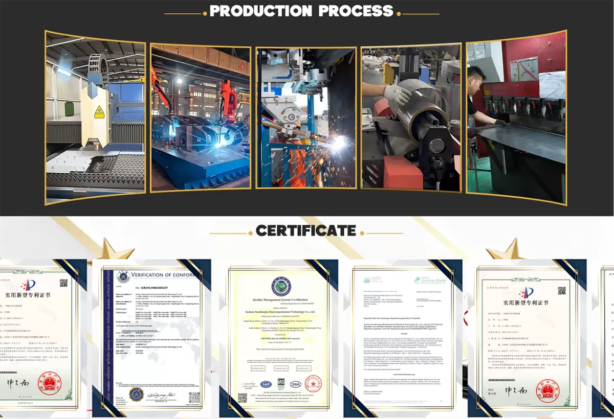 Production Process and Certificates of Honor