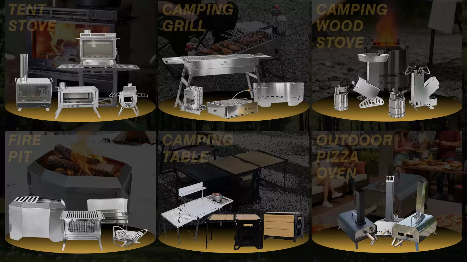 Outdoor Wood-Burning Stoves, Grills & Fire Pits