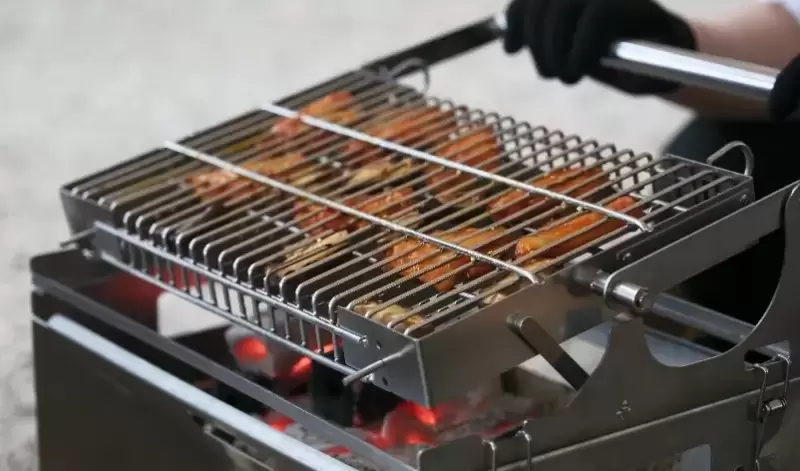 Portable Rotating Barbecue Grill