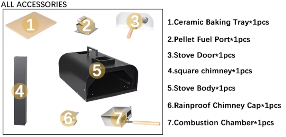 Outdoor Portable Pizza Ovens All accessories