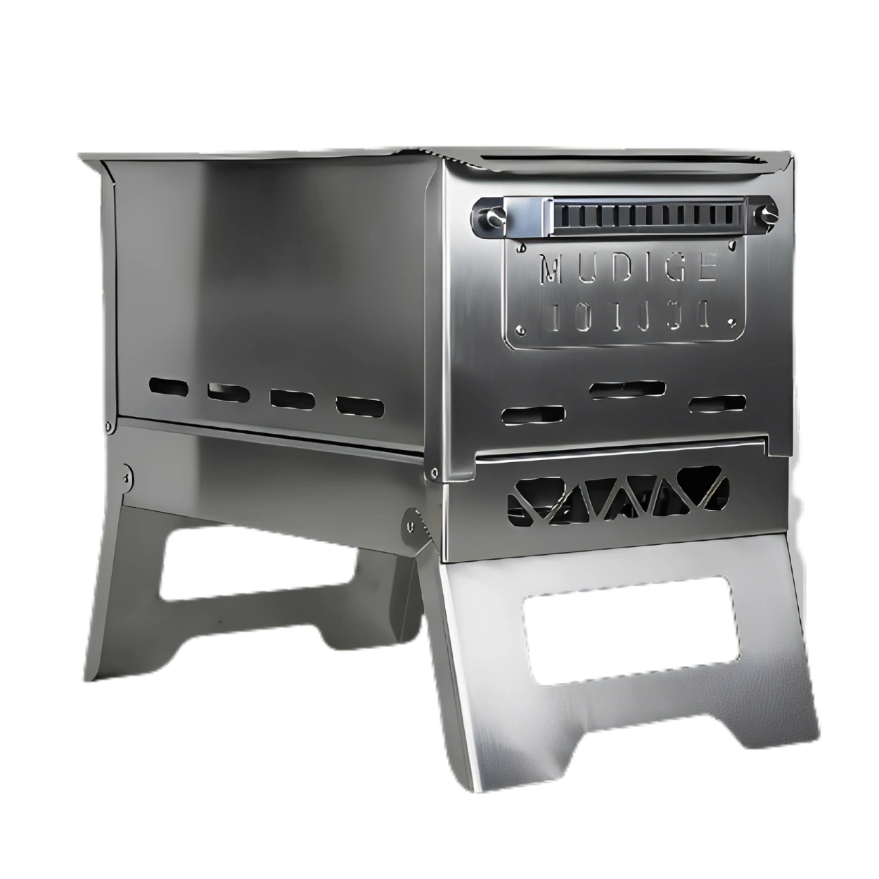 Portable Detachable Stainless Steel Fire Pit/BBQ Grill