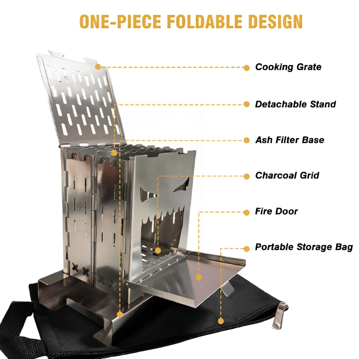 Mini Pocket Foldable Camping Stove