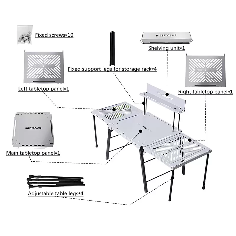 Outdoor Camping Detachable Table