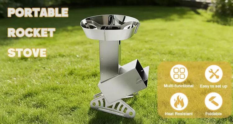 2026 Rocket Wood Burning Stove Wholesale Export: High-Efficiency Portable Solution for Outdoor & Emergency Relief Distributors