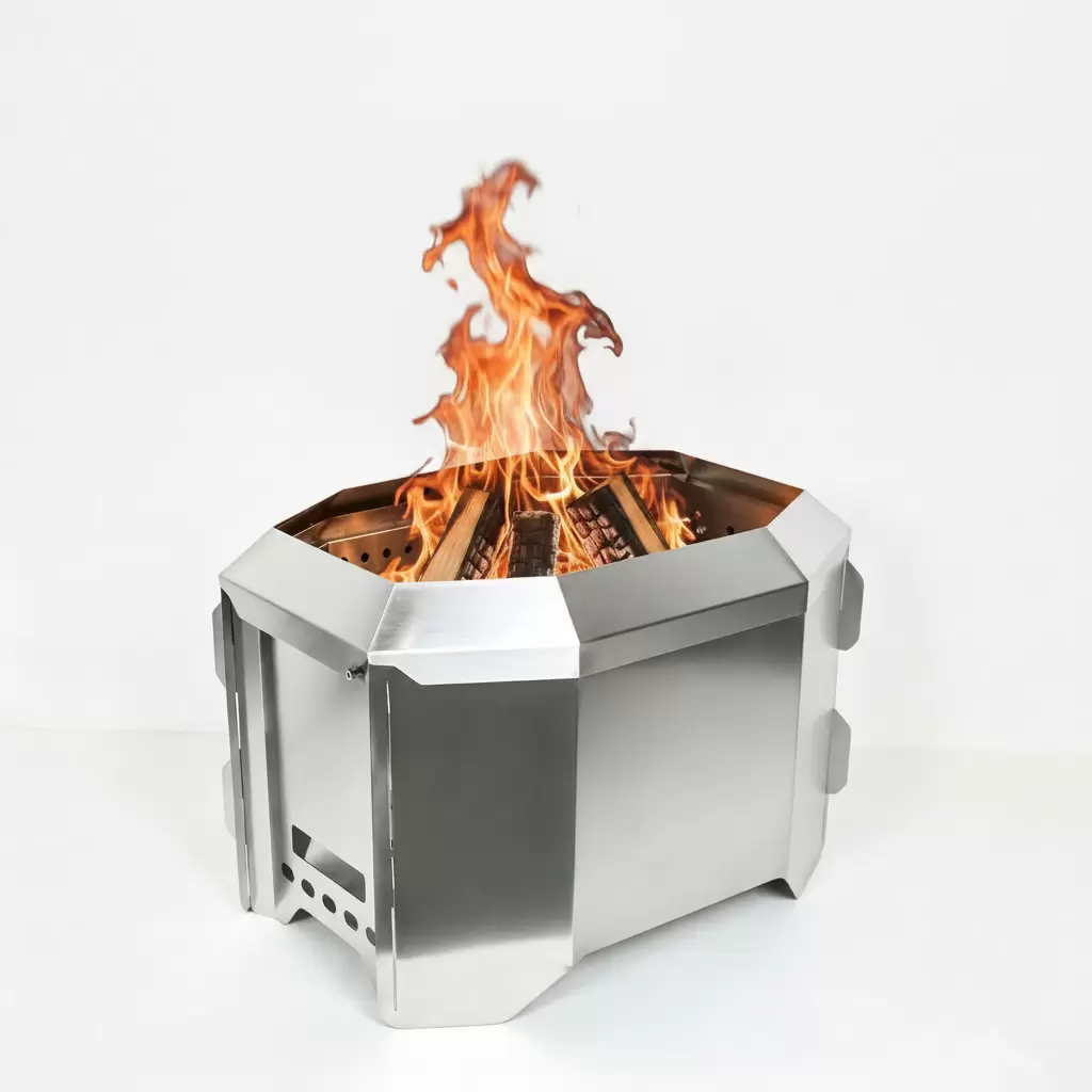 Detachable Stainless Steel Smokeless Fire Pit