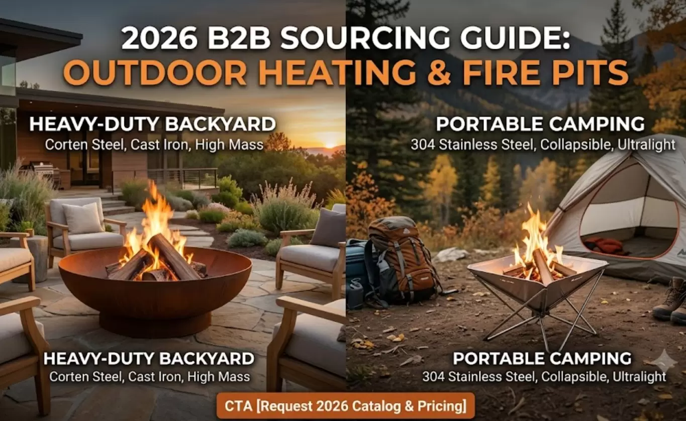 Heavy-Duty Backyard vs. Portable Fire Pits: Sourcing the Right Mix