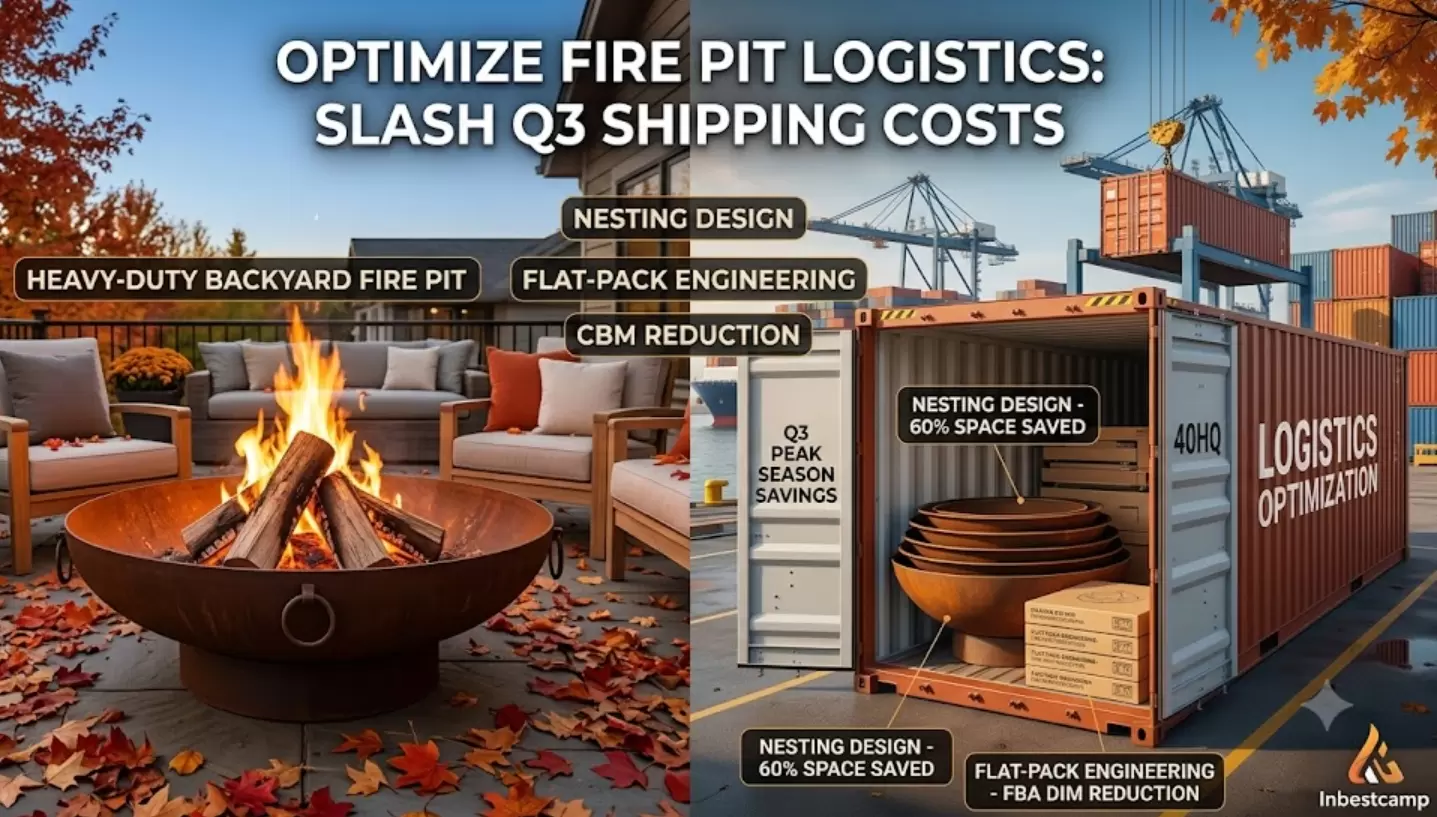 Fire Pit Packaging Solutions to Reduce Q3 Ocean Freight Costs