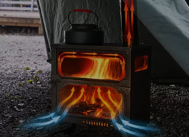 Wholesale Smokeless Rocket Stove Manufacturer | Portable Secondary Combustion Camping Wood Stove