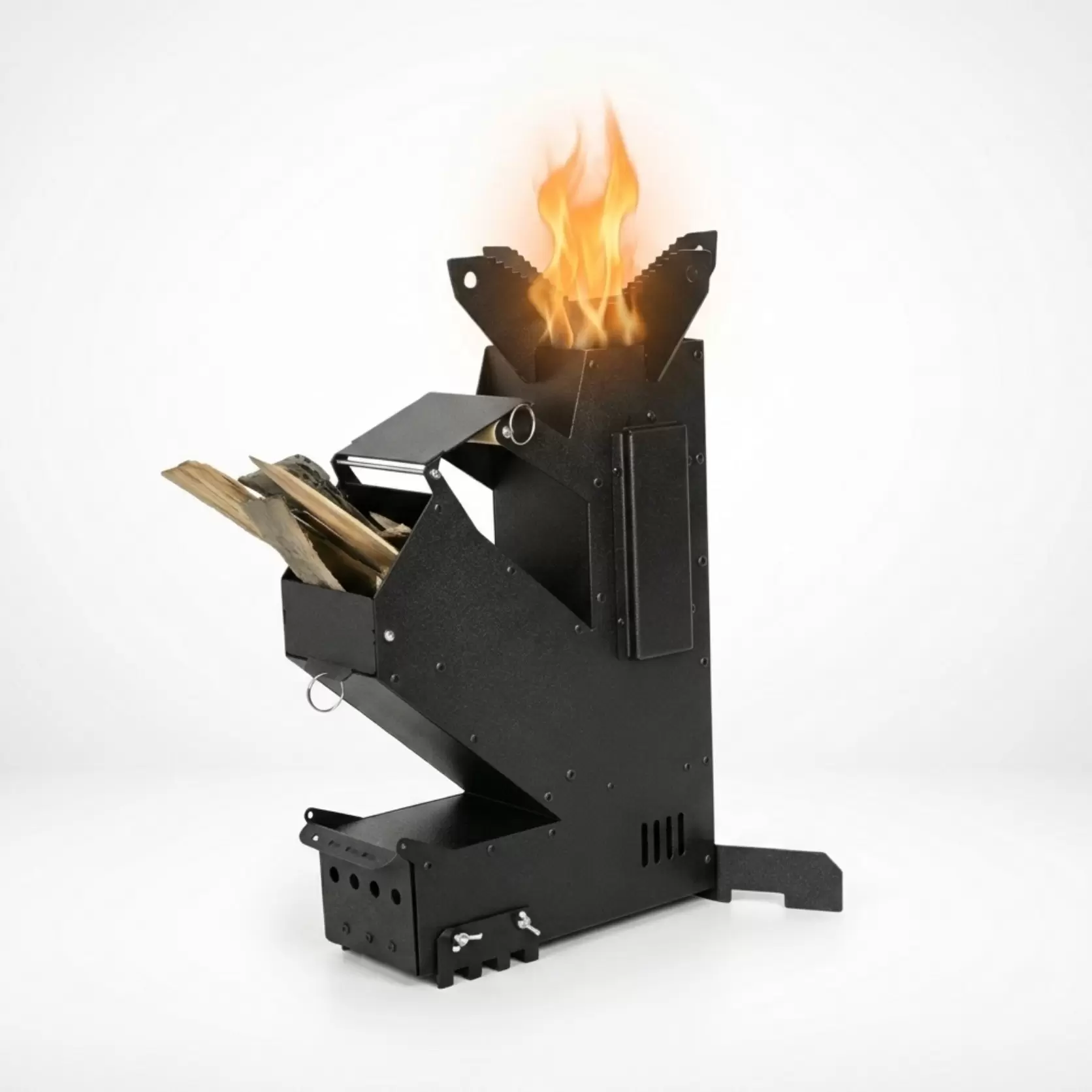Wholesale Smokeless Rocket Stove Manufacturer | Portable Secondary Combustion Camping Wood Stove